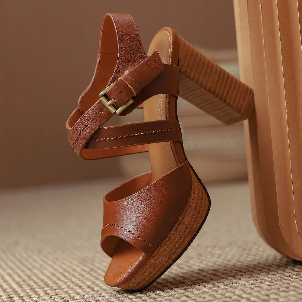 Adriana Platform Heel Sandals