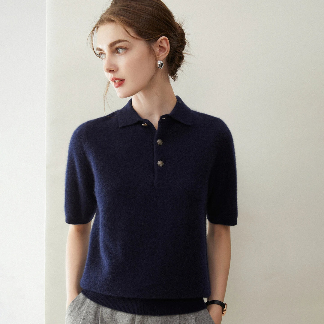 Claudette Cashmere Polo