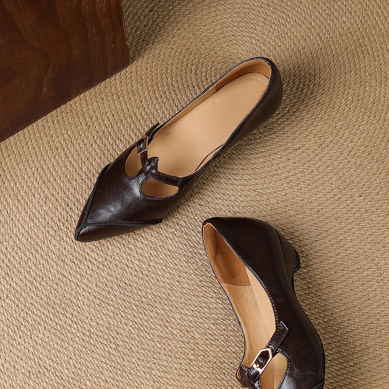 Vexa Leather Heels