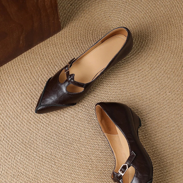 Vexa Leather Heels