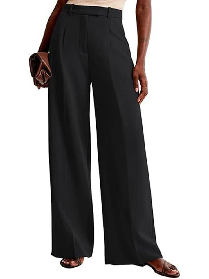 Pieghetta Pleated Wide-Leg Trousers