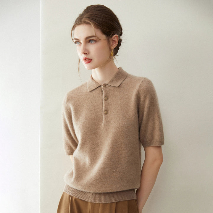 Claudette Cashmere Polo