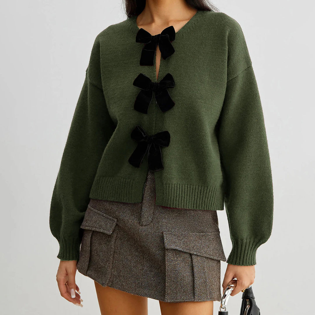 Aubryn Bow Cardigan