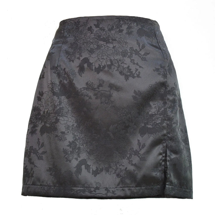 Night Bloom Jacquard Skirt