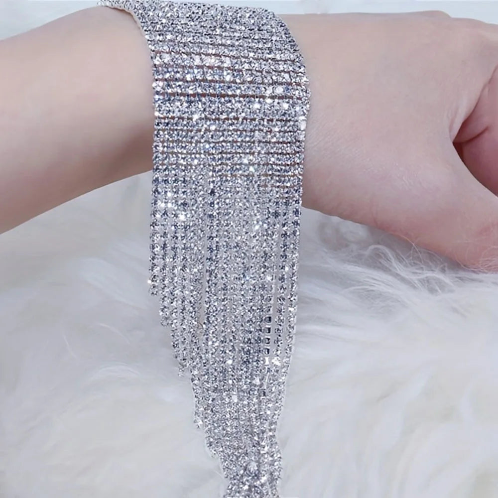 Glint Rhinestone Cuff
