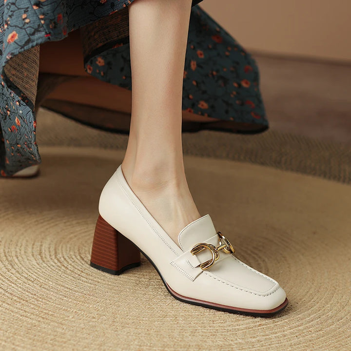 Brielle Leather Pumps