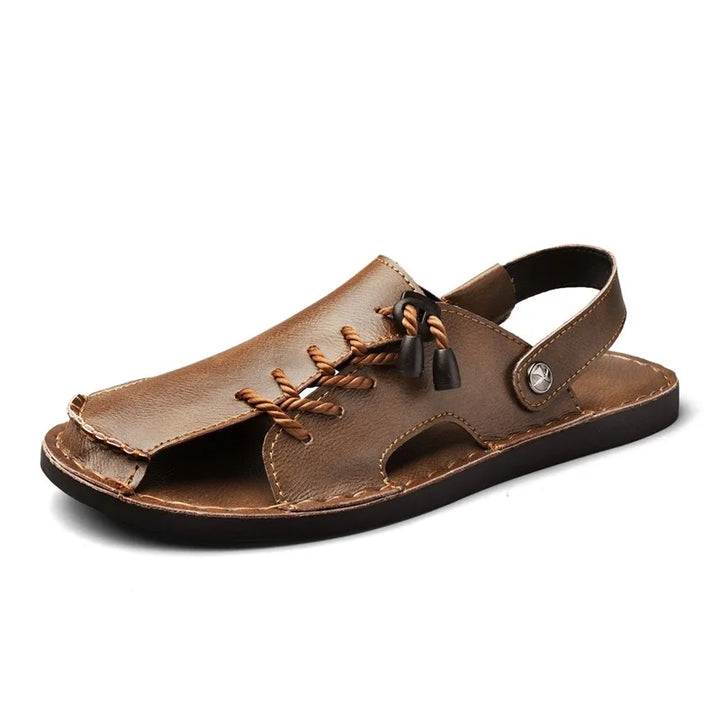 Mercer Corded Leather Sandals