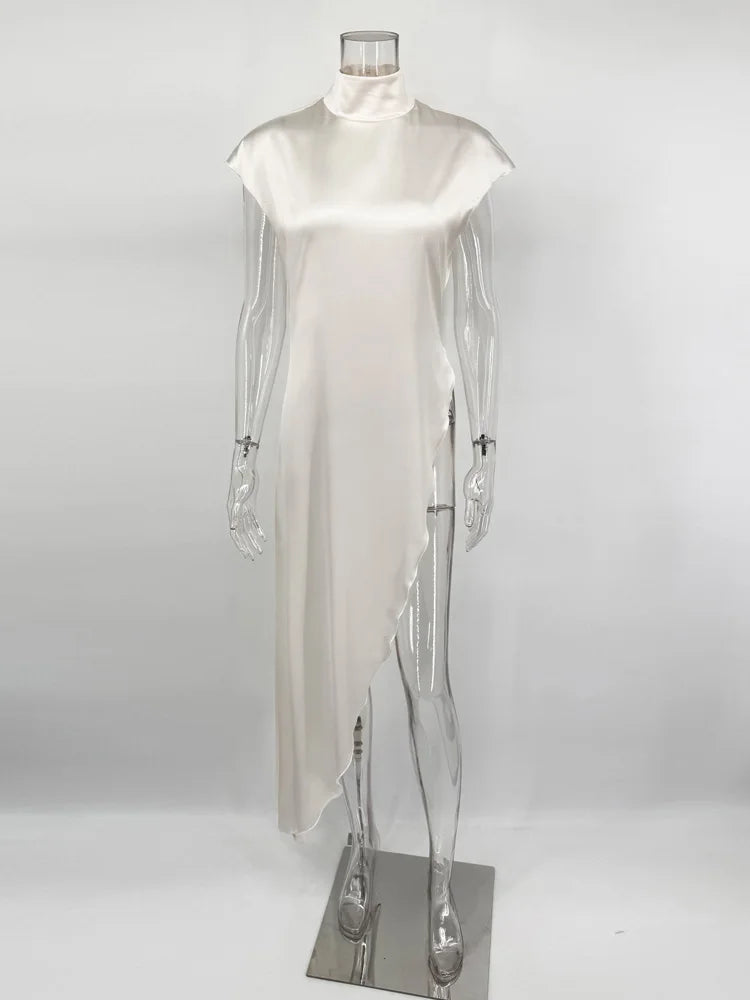 Ophira Satin Drape Top