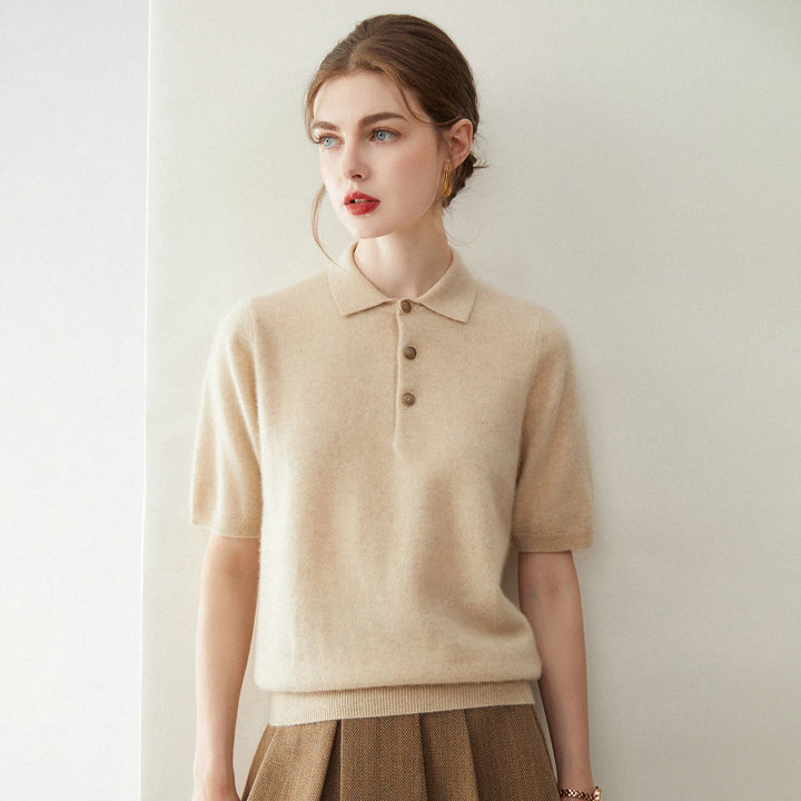 Claudette Cashmere Polo