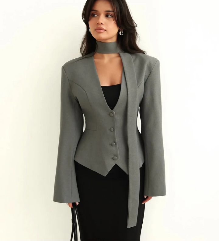 Valera Scarf Blazer