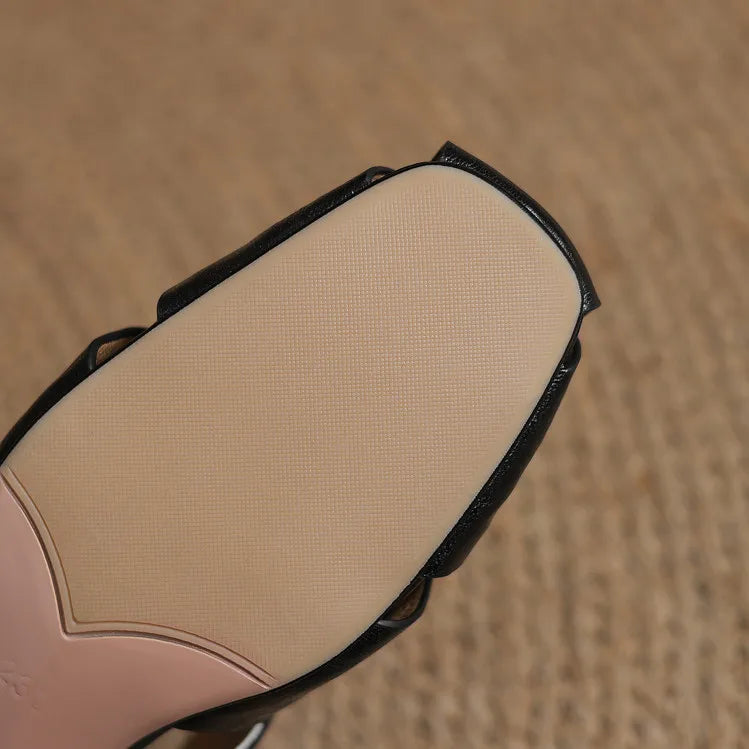 Amara Leather Mules