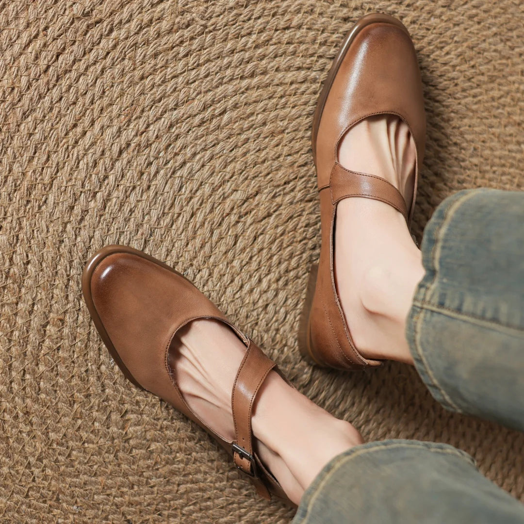 Monterra Cross Strap Flats