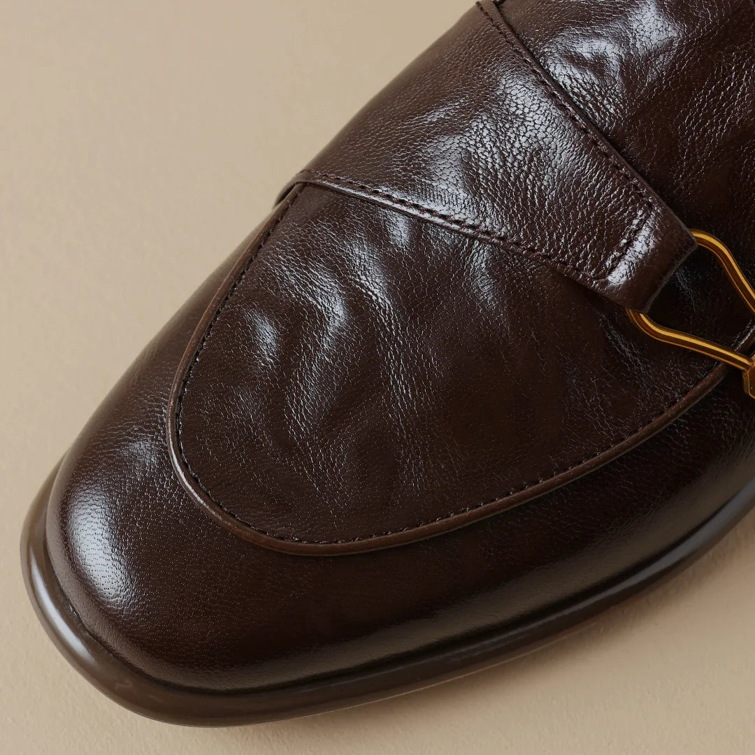Donatella Buckle Loafers