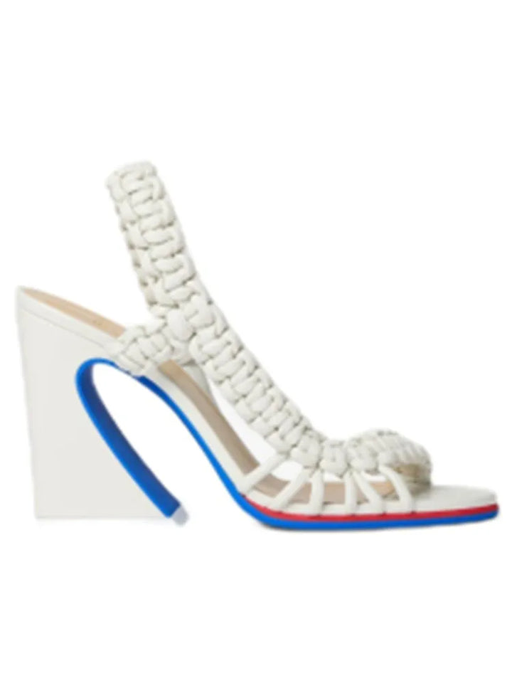 Treccia Woven Slingback Heels