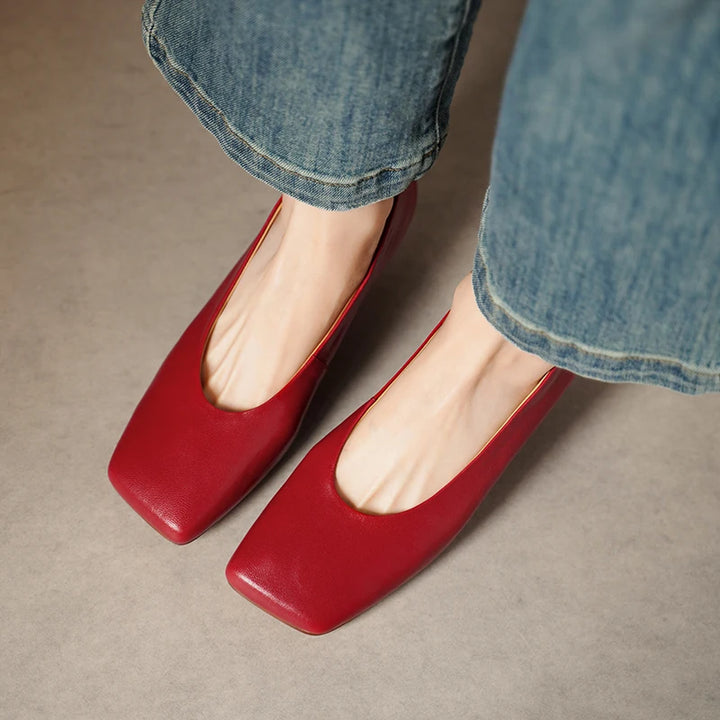 Portia Square Toe Pumps