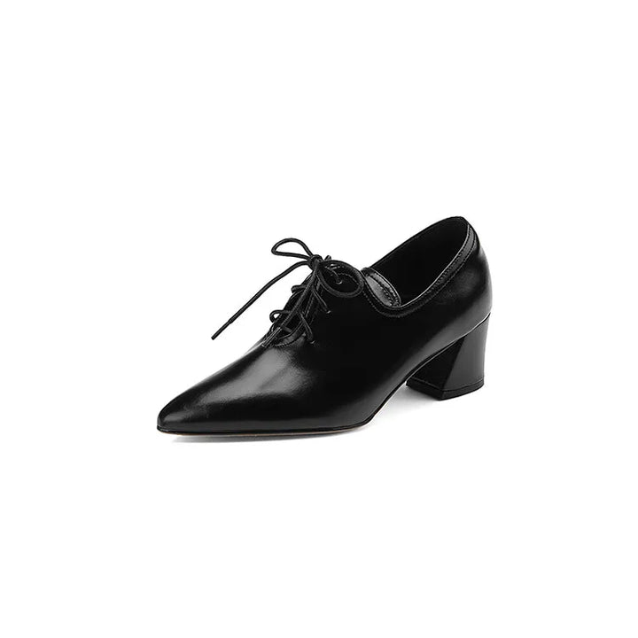 Alessandra Split Leather Pumps