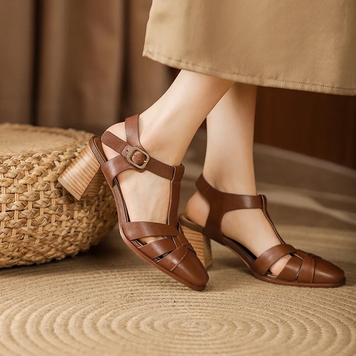 Roma Strata Leather Sandals