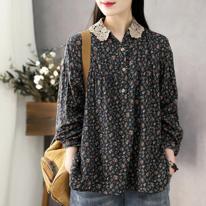 Fleur Linen Blouse