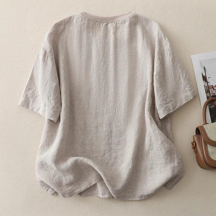 Breeza Cotton Linen Tee