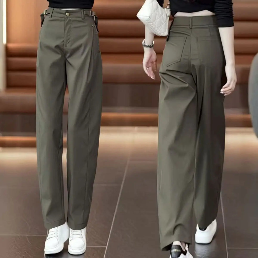 Salerno Wrap-Front Wide-Leg Trousers