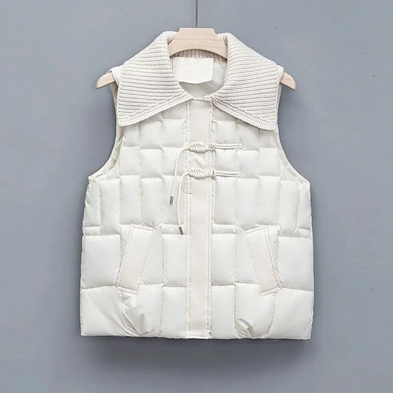 Isolde Down Cotton Vest