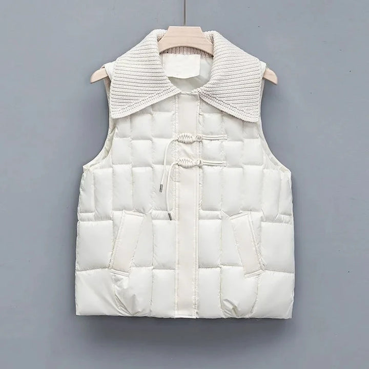 Isolde Down Cotton Vest