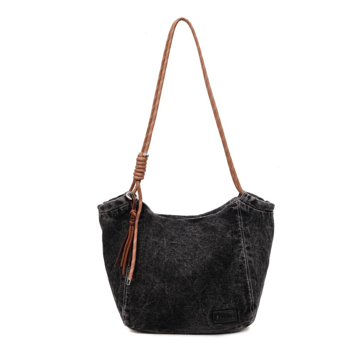 Hadley Washed Denim Tote