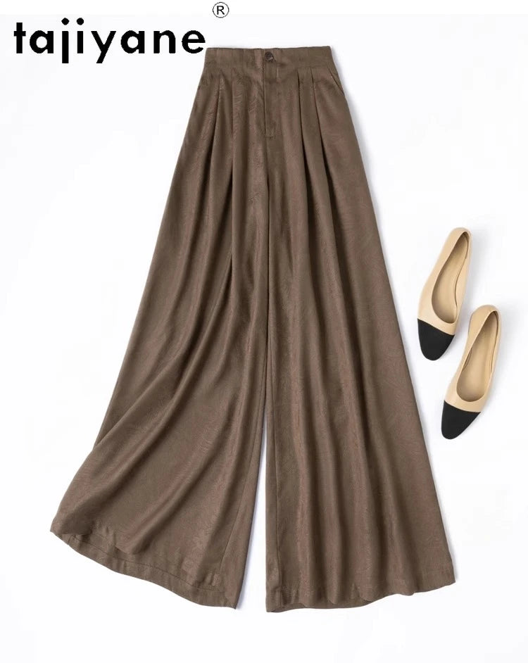 Sereta Silk Wide-Leg Trousers