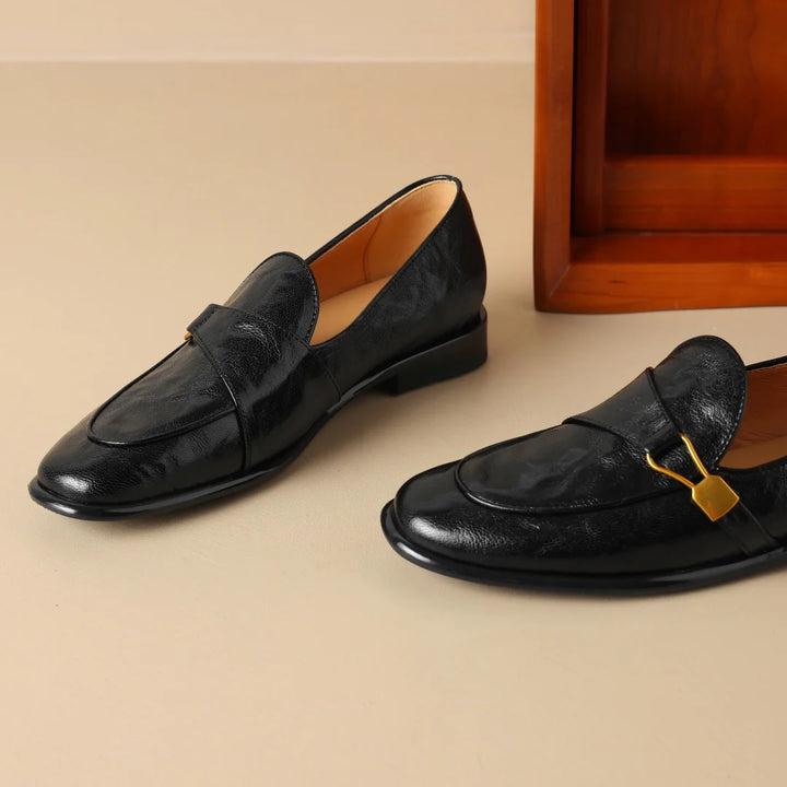 Donatella Buckle Loafers