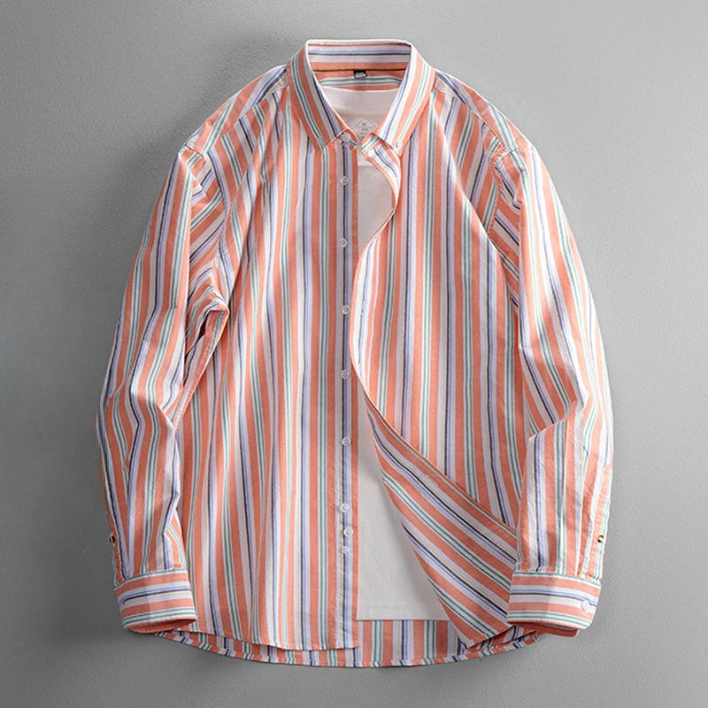 Newport Stripe Cotton Shirt
