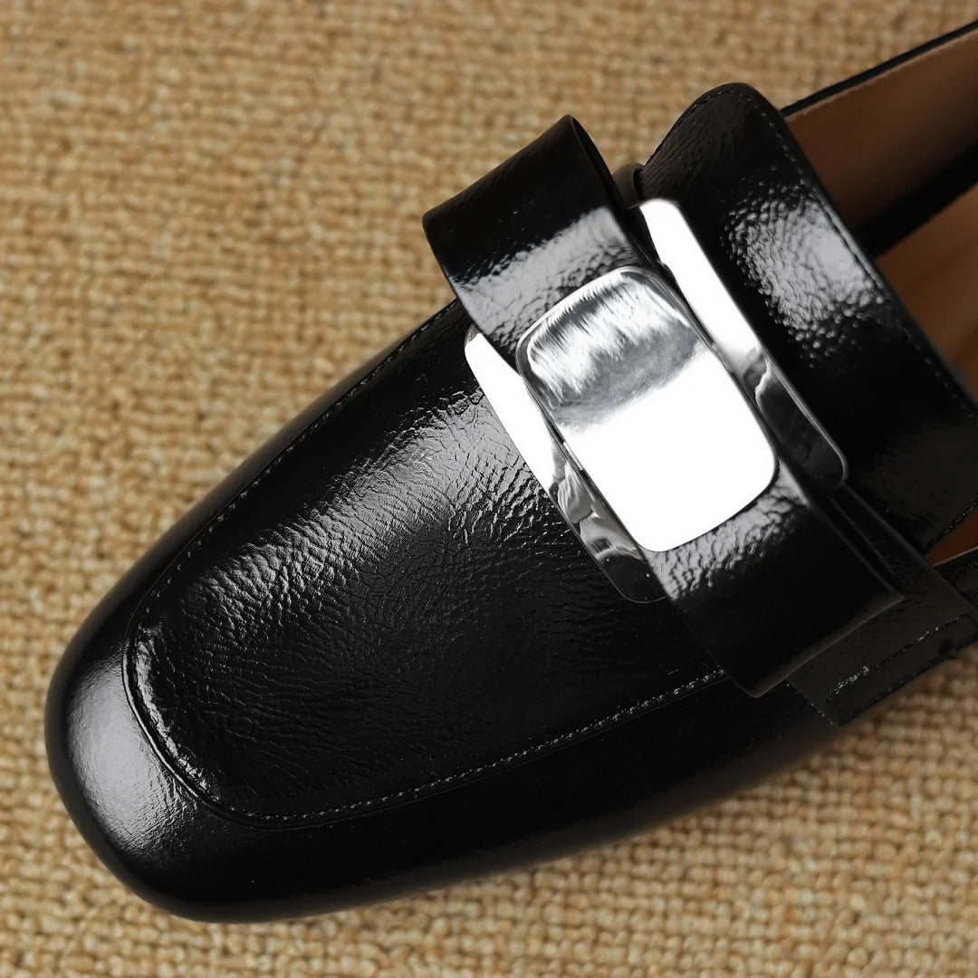 Silverkiss Leather Mules