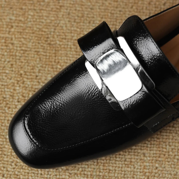 Silverkiss Leather Mules