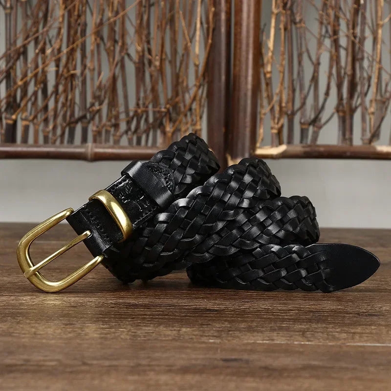 Keystone Braided Leather Belt