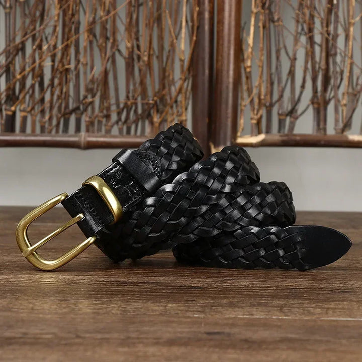 Keystone Braided Leather Belt