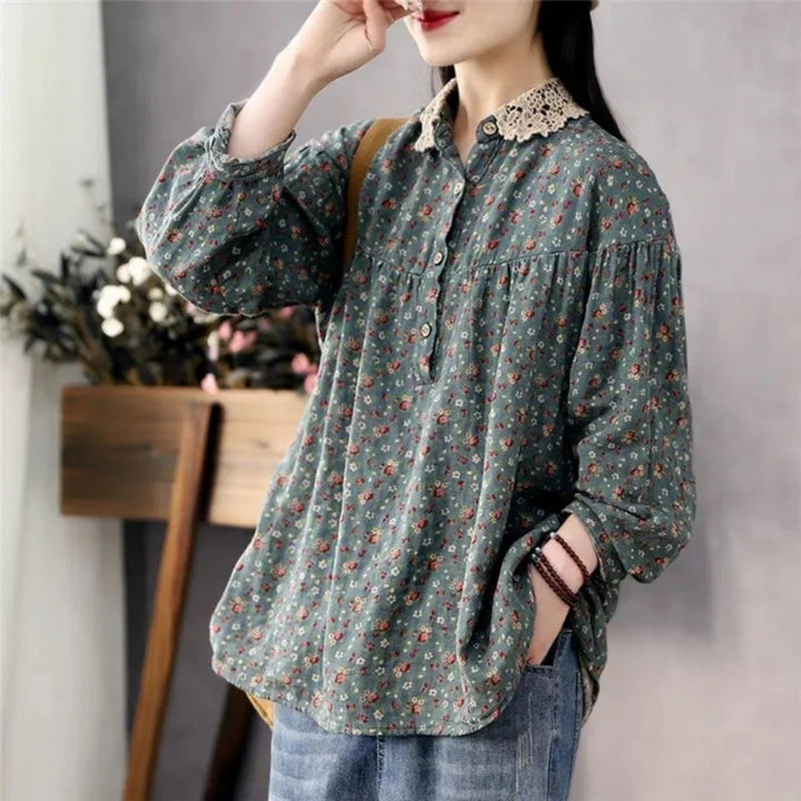 Fleur Linen Blouse
