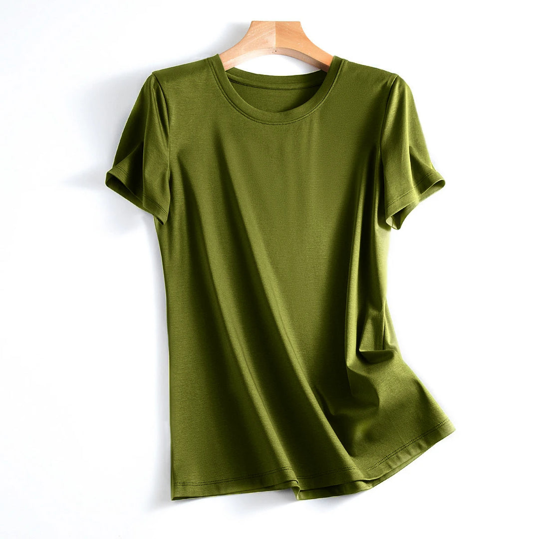Mila Mulberry Silk Tee