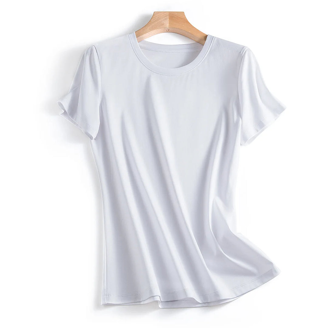 Mila Mulberry Silk Tee