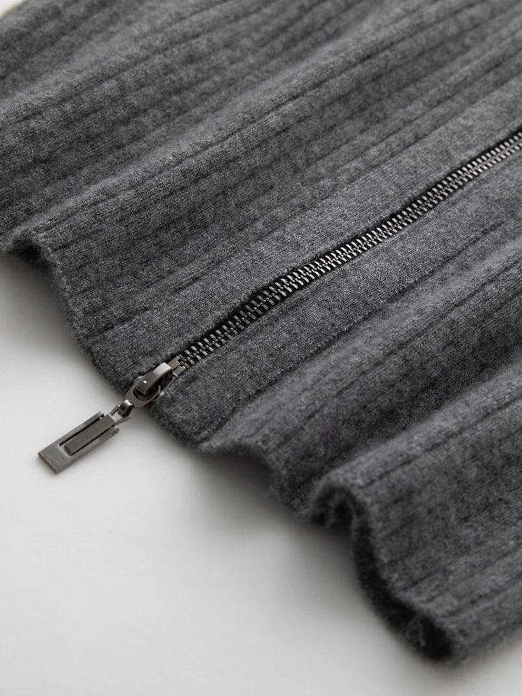 Colette Cashmere Rib Cardigan