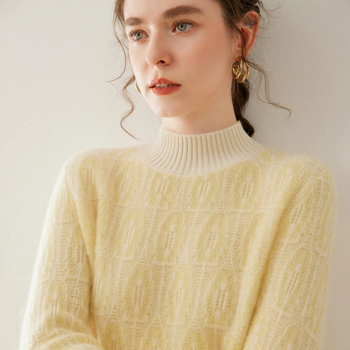 Cashmere Dream Jacquard Sweater