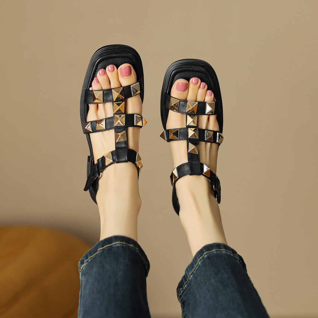 Valeria Studded Slingbacks