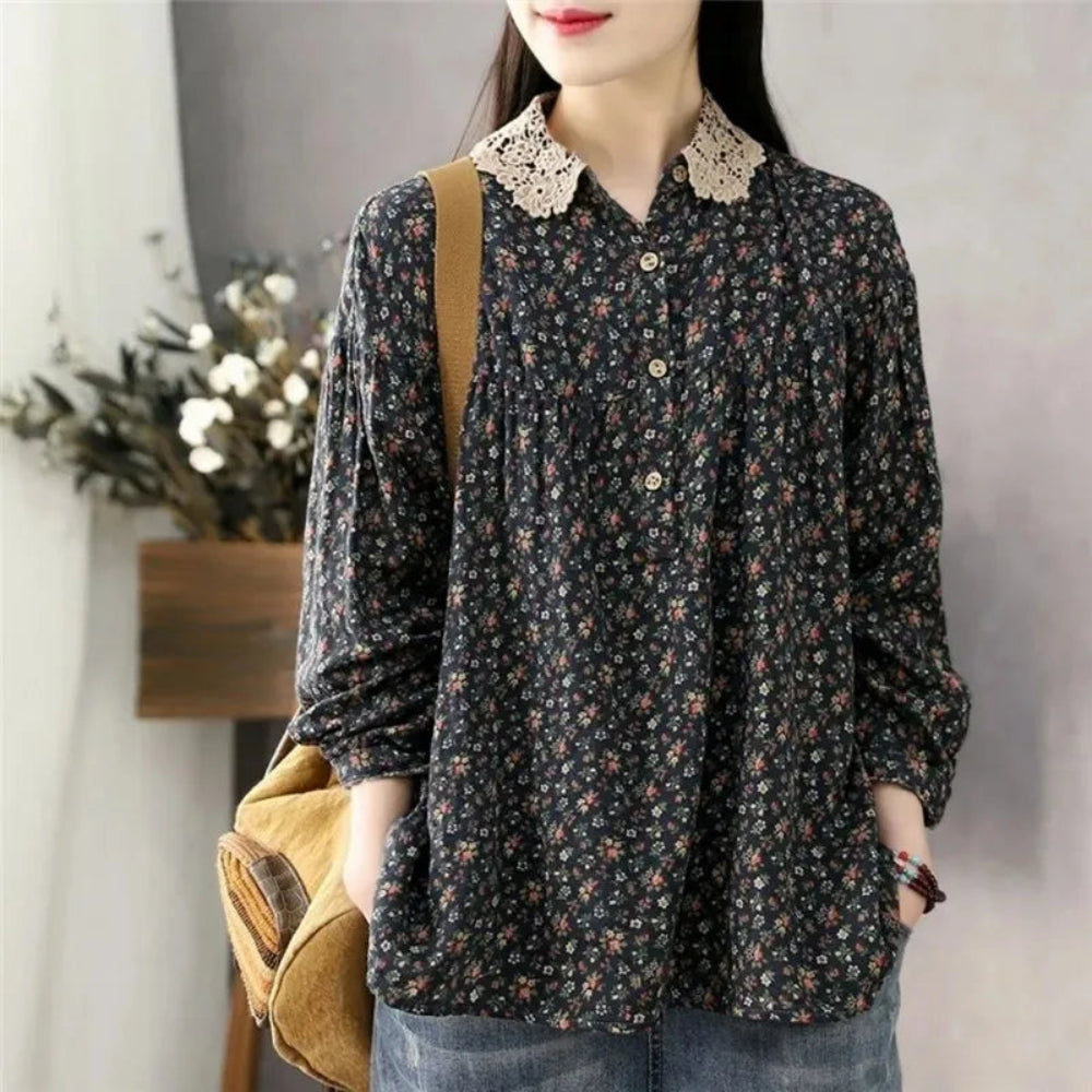 Fleur Linen Blouse