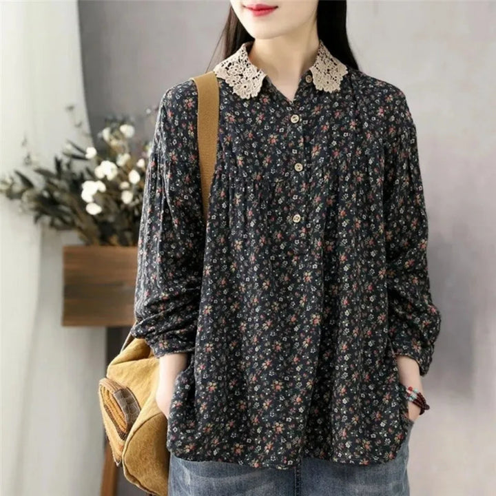 Fleur Linen Blouse