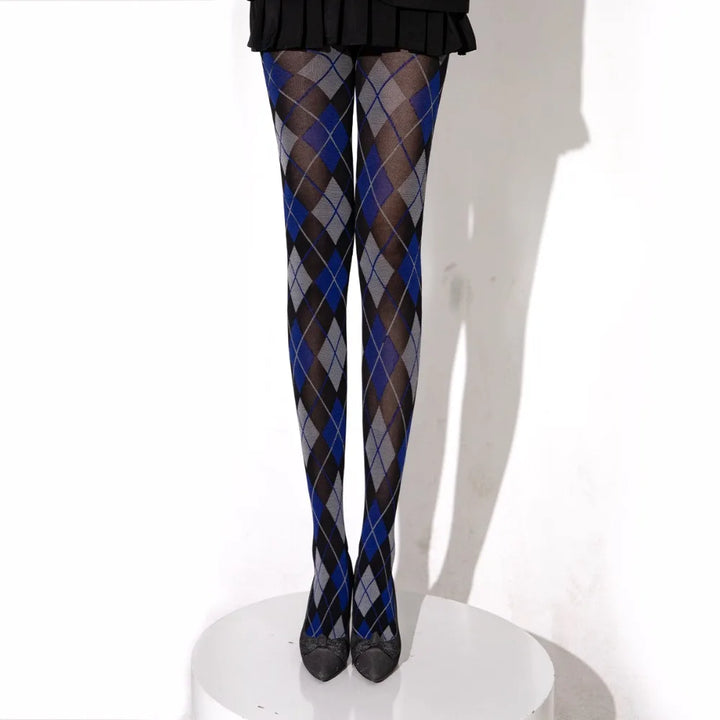 Aurora Plaid Pantyhose