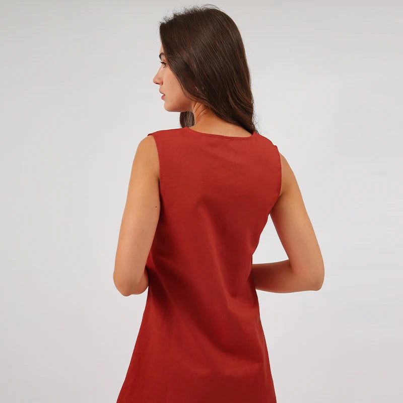 Terra Linen Sundress