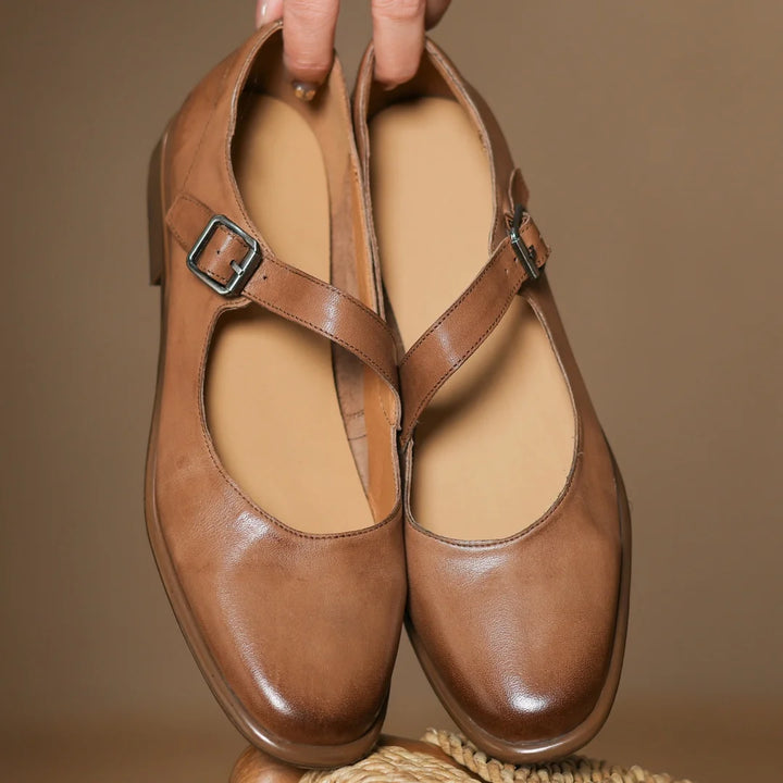 Monterra Cross Strap Flats