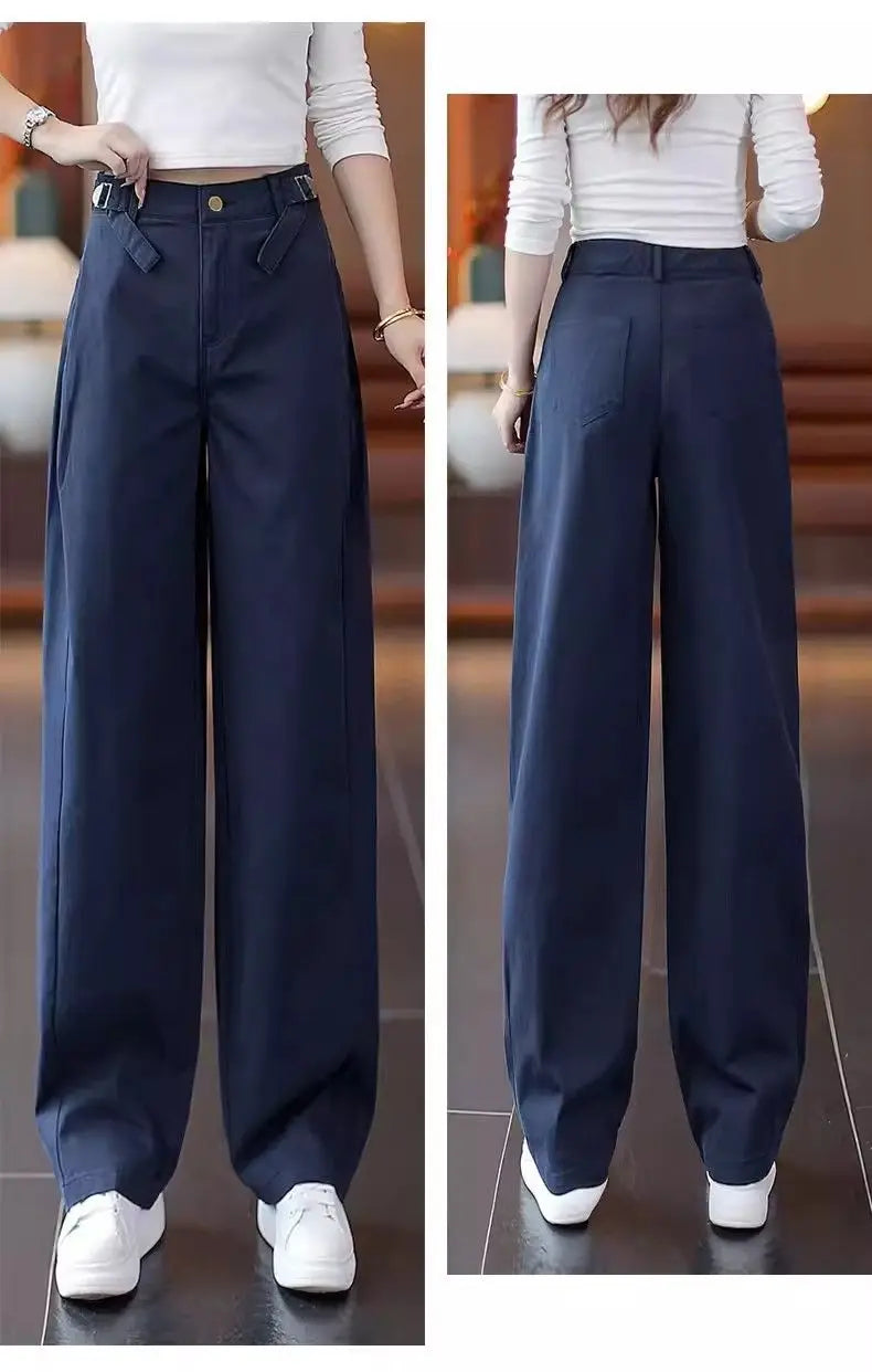 Salerno Wrap-Front Wide-Leg Trousers