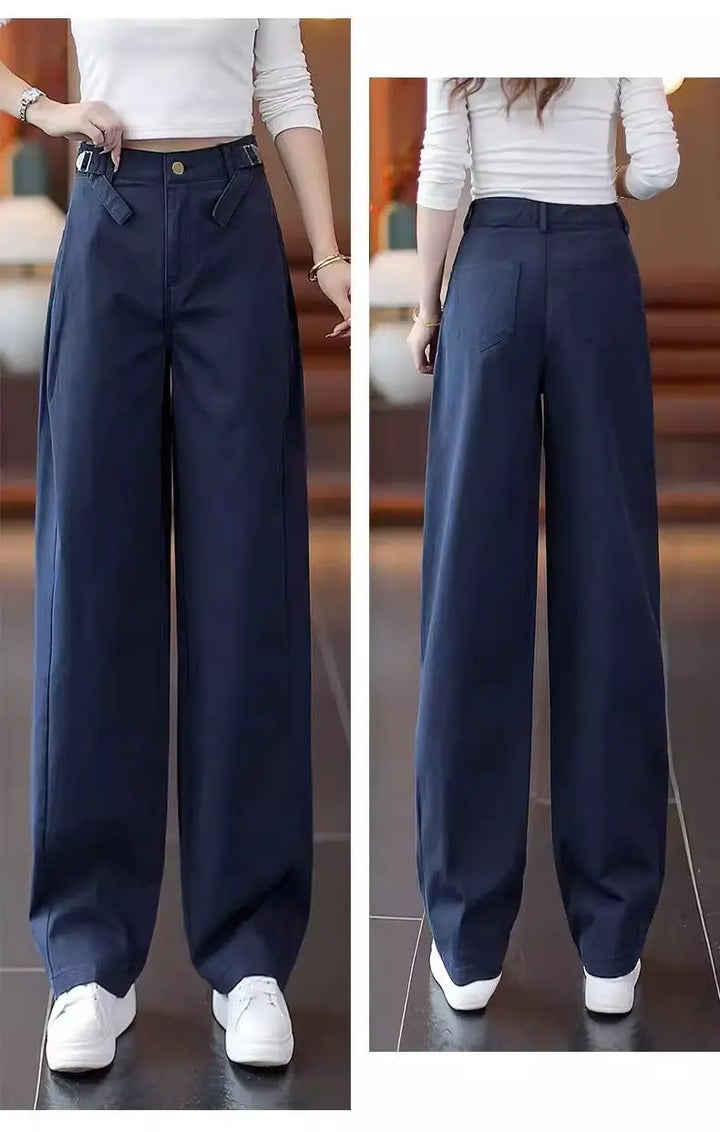 Salerno Wrap-Front Wide-Leg Trousers