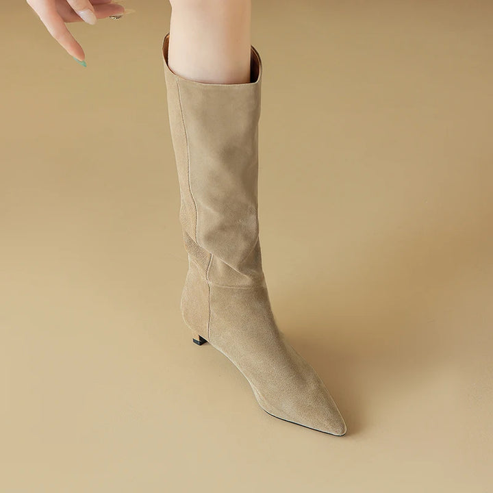 Marcona Suede Knee Boots