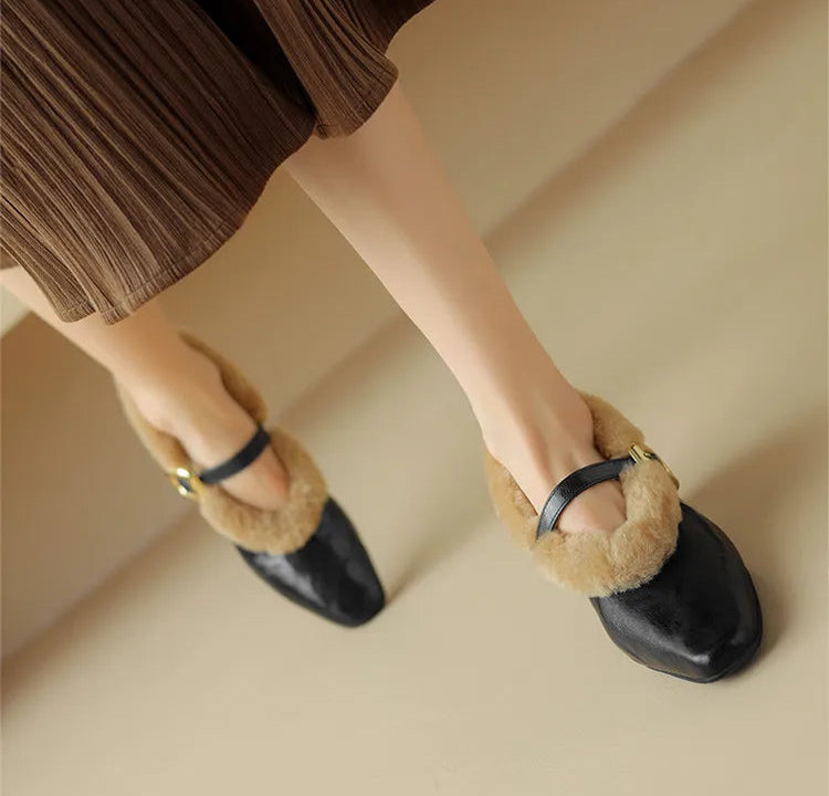 Nordwyn Leather Wool Pump