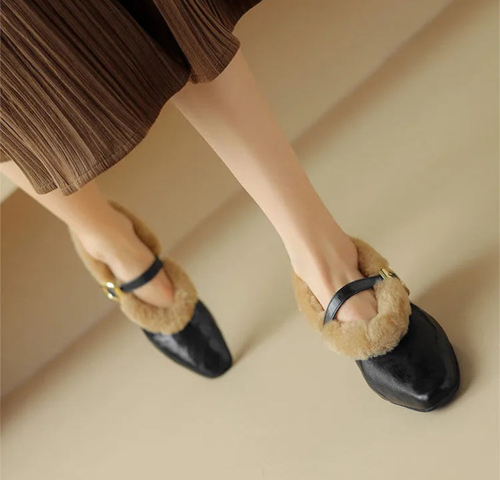 Nordwyn Leather Wool Pump